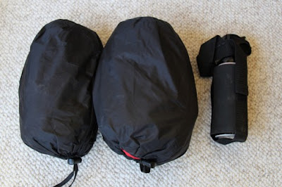 I have been on survival drills where we slept in plastic bags in 20 degree temperature. Better than nothing but it had a major problem with moisture buildup. We now carry bevy sacks which are made of breathable material. We also carry a bear spray in the survival pack.