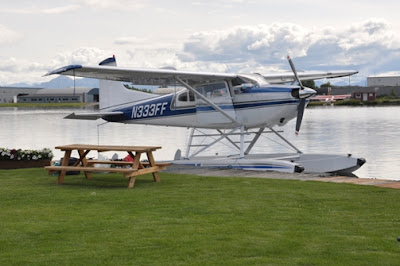 N333FF moored at Alaska Airmen's dock.